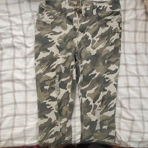 Army jeans, light blue Jean's, darker blue jeans